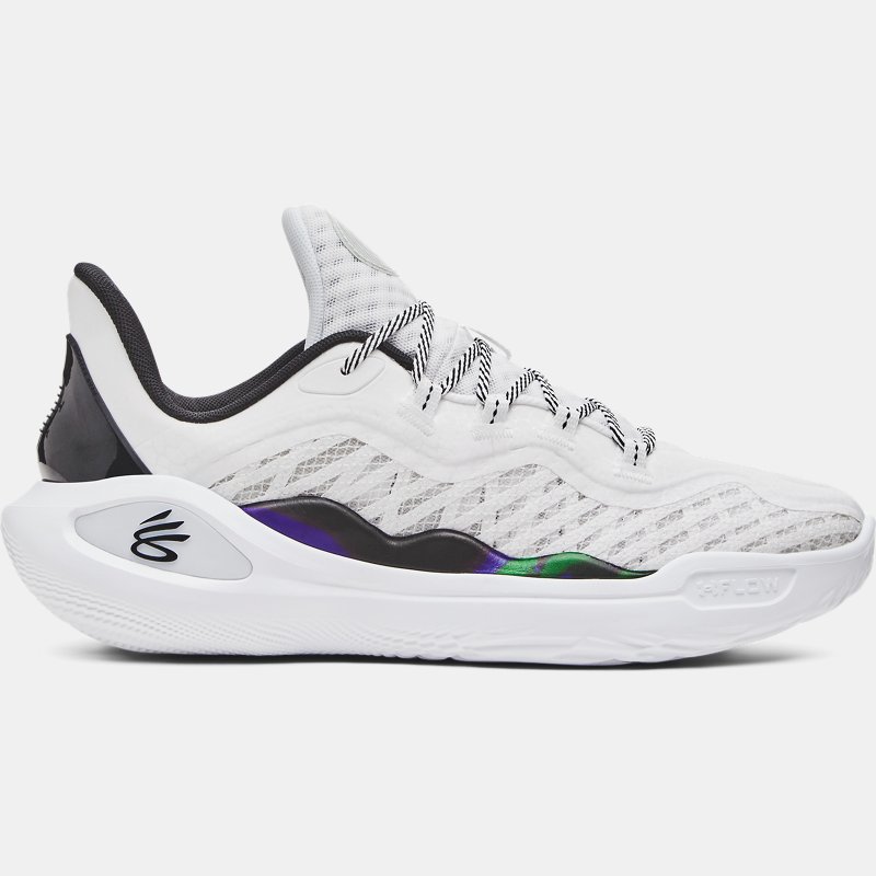Under Armour Unisex Curry 11 Wind Basketball Shoes White / Halo Gray / White 47.5